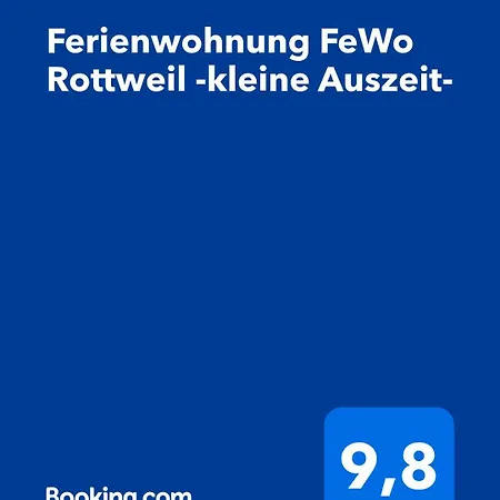 -kleine Auszeit- * Rottweil